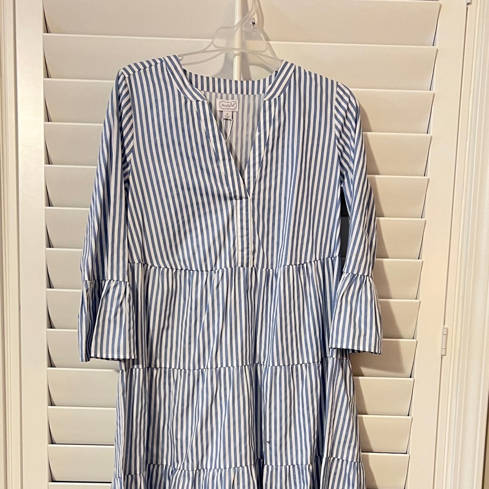 Cute MudPie tiered dress. Perfect for spring.